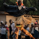 Stilt Dancer from the Godoufouma Sacred Forest (Image by Craig Baulcomb)