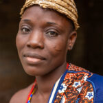 Portrait of a woman during a Heviosso ceremony (image by Ingrid Koedood)