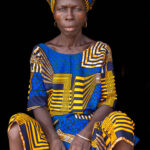 Portrait of beautiful woman of the Holi tribe with traditional scarification on her face (image by Ingrid Koedood)