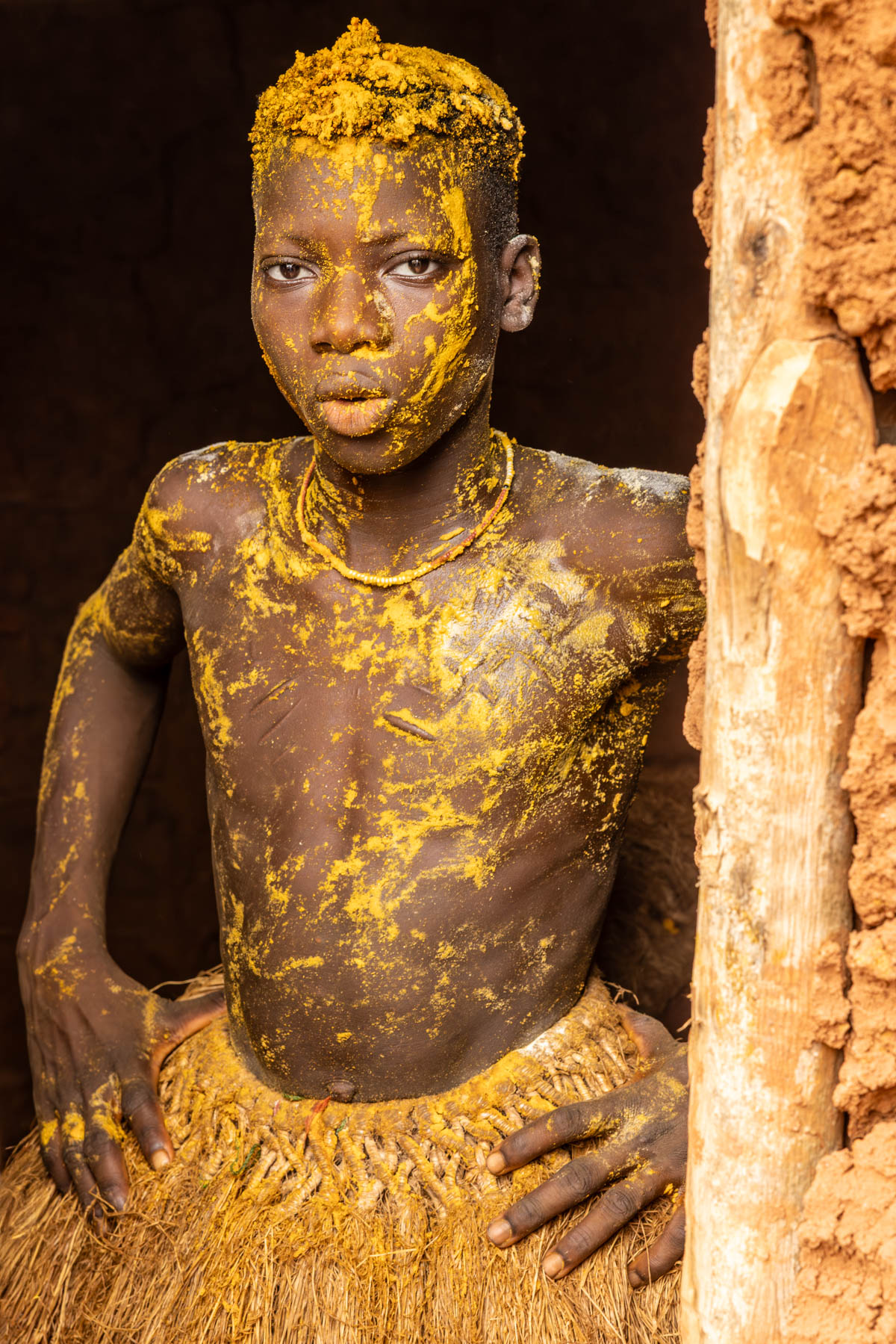 Portrait of a young Kokou devotee (image by Ingrid Koedood)