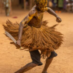 The Kokou ceremony: a Vodun ritual honouring a powerful spirit associated with protection and strength (image by Ingrid Koedood)