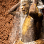 A Kokou devotee still in trance (image by Ingrid Koedood)