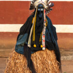 Koma, the bird masked dancer of Godoufouma (image by Inger Vandyke)