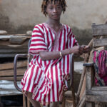 The mask maker's daughter (image by Inger Vandyke)