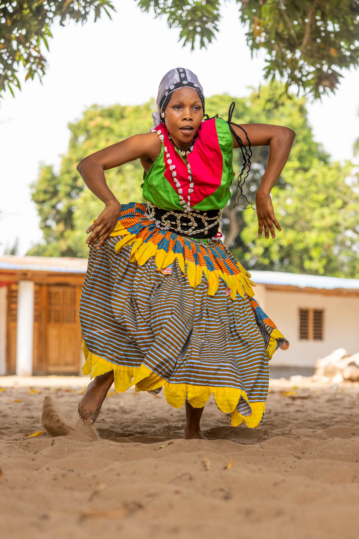 One of the female Sakpata devotees (image by Ingrid Koedood)