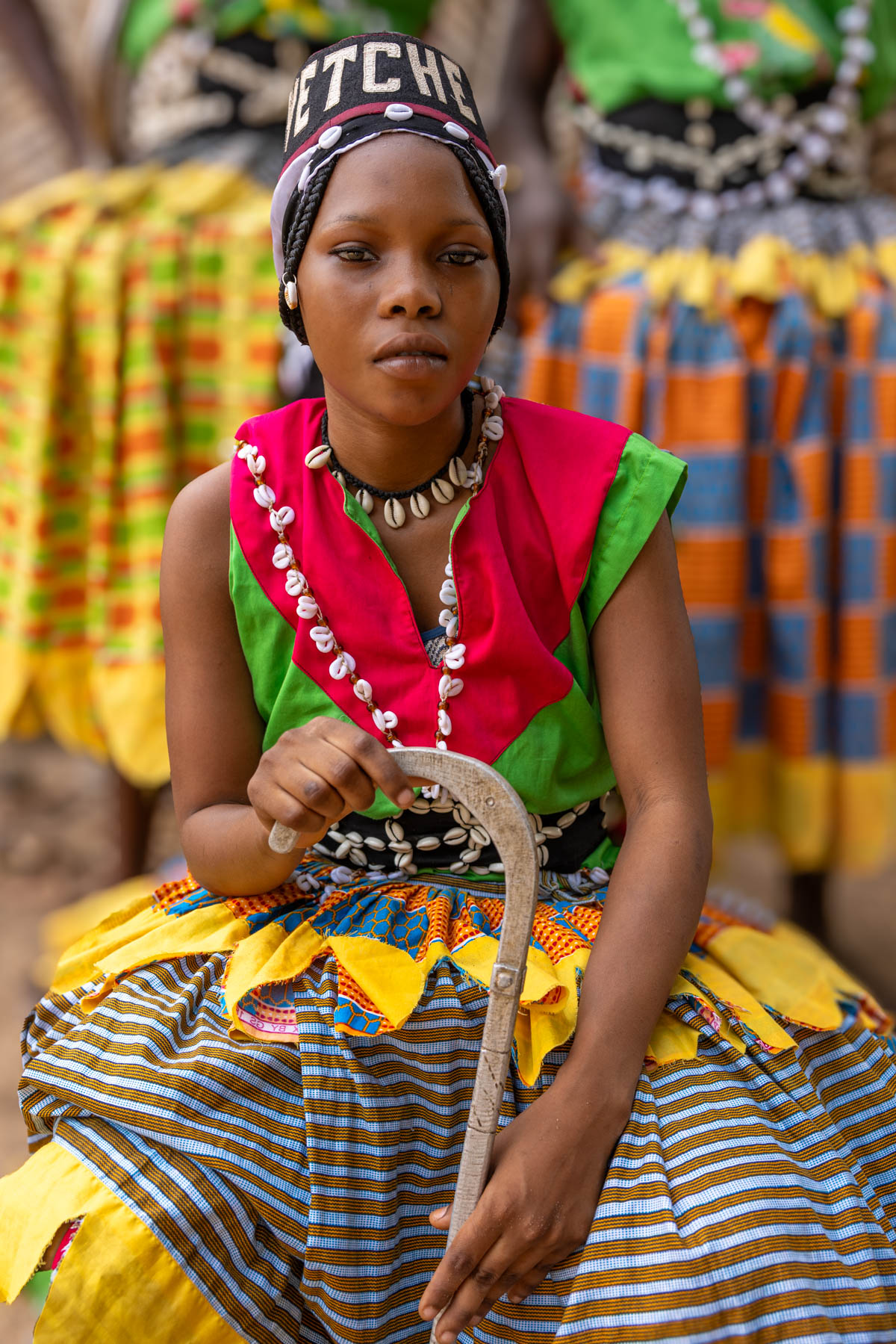 After the Sakpata ceremony we were lucky to take some portraits (image by Ingrid Koedood)