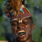 Senoufo fire eater (image by Inger Vandyke)