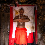 Inside the Shango shrine, where rituals and offerings take place (image by Ingrid Koedood)