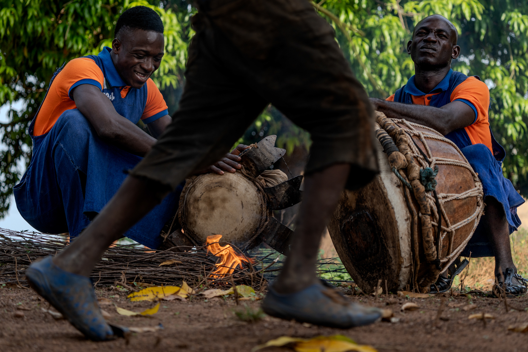 Tempering the Drums (Image by Craig Baulcomb)