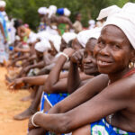 Vodun Days in Bening: gathering at the palace of King Agassa. The leader of Vodun (image by Ingrid Koedood)