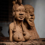 Wooden Sculptures in Man (Image by Craig Baulcomb)