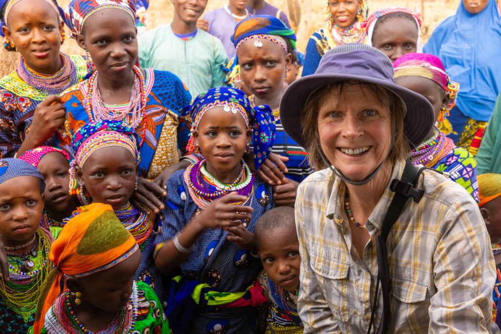Anne and Fulani children (image by Ingrid Koedood)