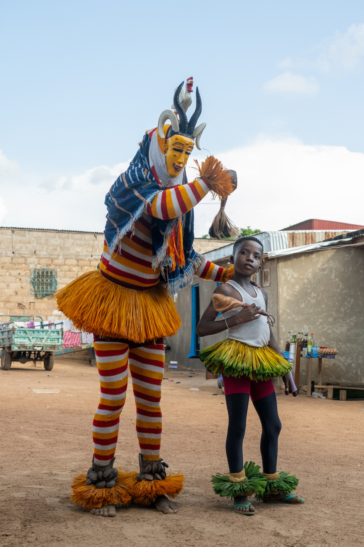 Learning from a master (image by Inger Vandyke)