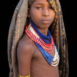 Portrait of a young Arbore girl (image by Ingrid Koedood)