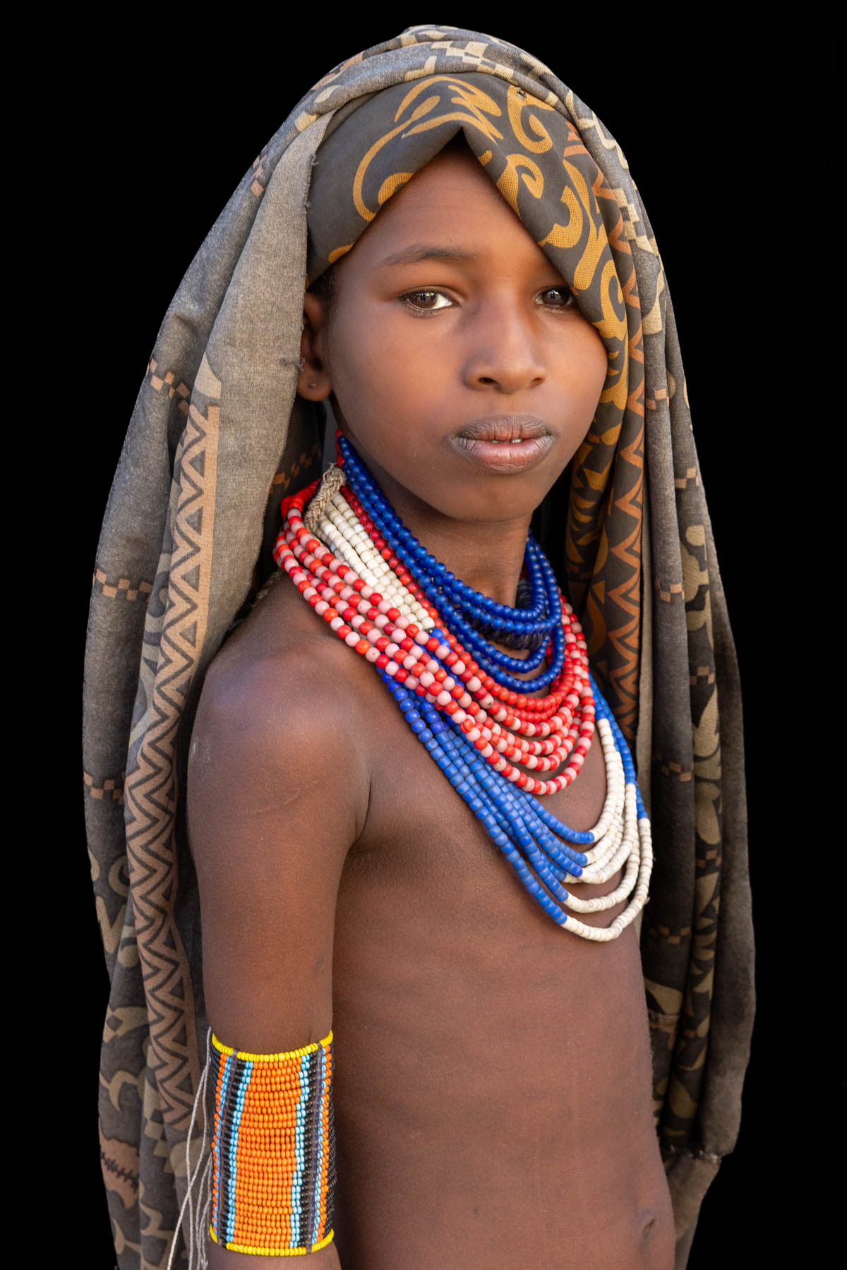 Portrait of a young Arbore girl (image by Ingrid Koedood)