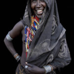 Having fun with an Arbore woman. (image by Ingrid Koedood)