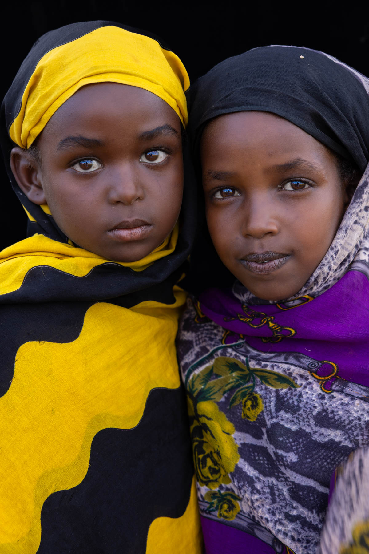 Friend for life, two Borana girls. (image by Ingrid Koedood)
