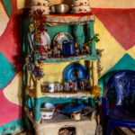 The Borana people decorate their huts in vibrant colors, something we did not expect and were truly amazed by. (image by Ingrid Koedood)