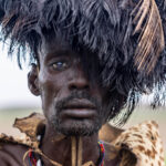 Portrait of a Dassanech man in Dimi attire. (image by Ingrid Koedood)