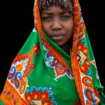 Portrait of a beautiful young Dassanech girl. (image by Ingrid Koedood)