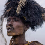 Dassanech man during the Dimi ceremony: an initation ceremony for girls (image by Ingrid Koedood)
