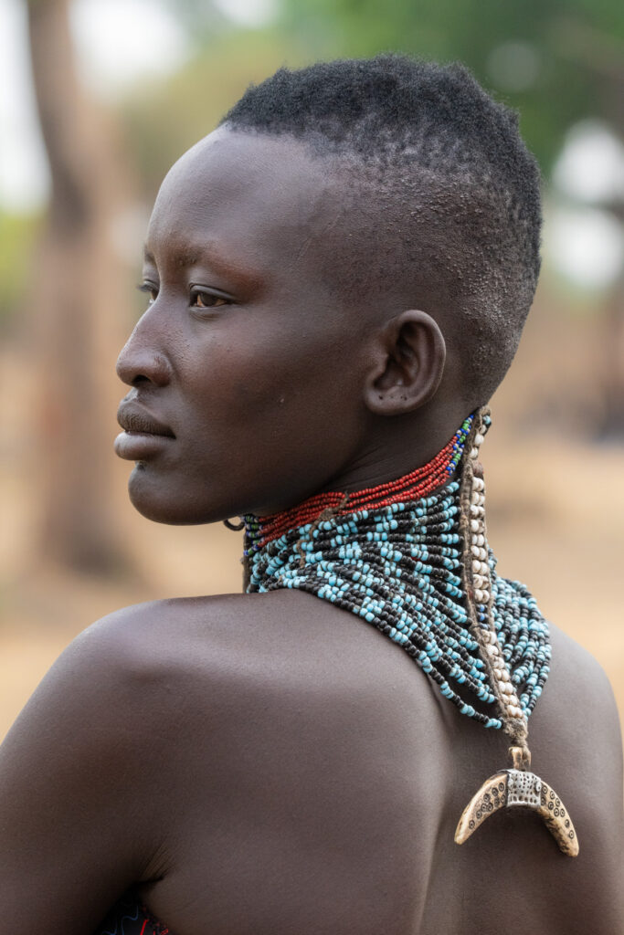 Beautiful Dinka woman (image by Inger Vandyke)