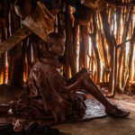 A Hamar bride, her skin covered in butter and ochre, preparing for a new chapter in life within her husband’s family. (image by Ingrid Koedood)