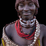 Hamar woman. Her first necklace shows she is the first wife. (image by Ingrid Koedood)