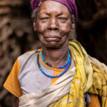 In a Konso village, we met many kind people, framed by beautiful natural tones. (image by Ingrid Koedood)