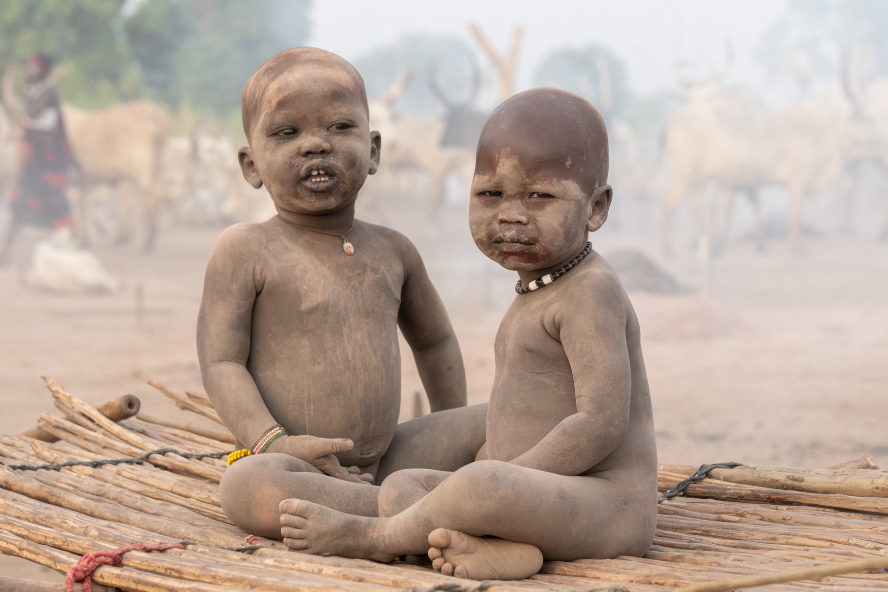 Mundari babies (image by Inger Vandyke)