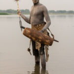 Mundari chief ready to battle (image by Inger Vandyke)
