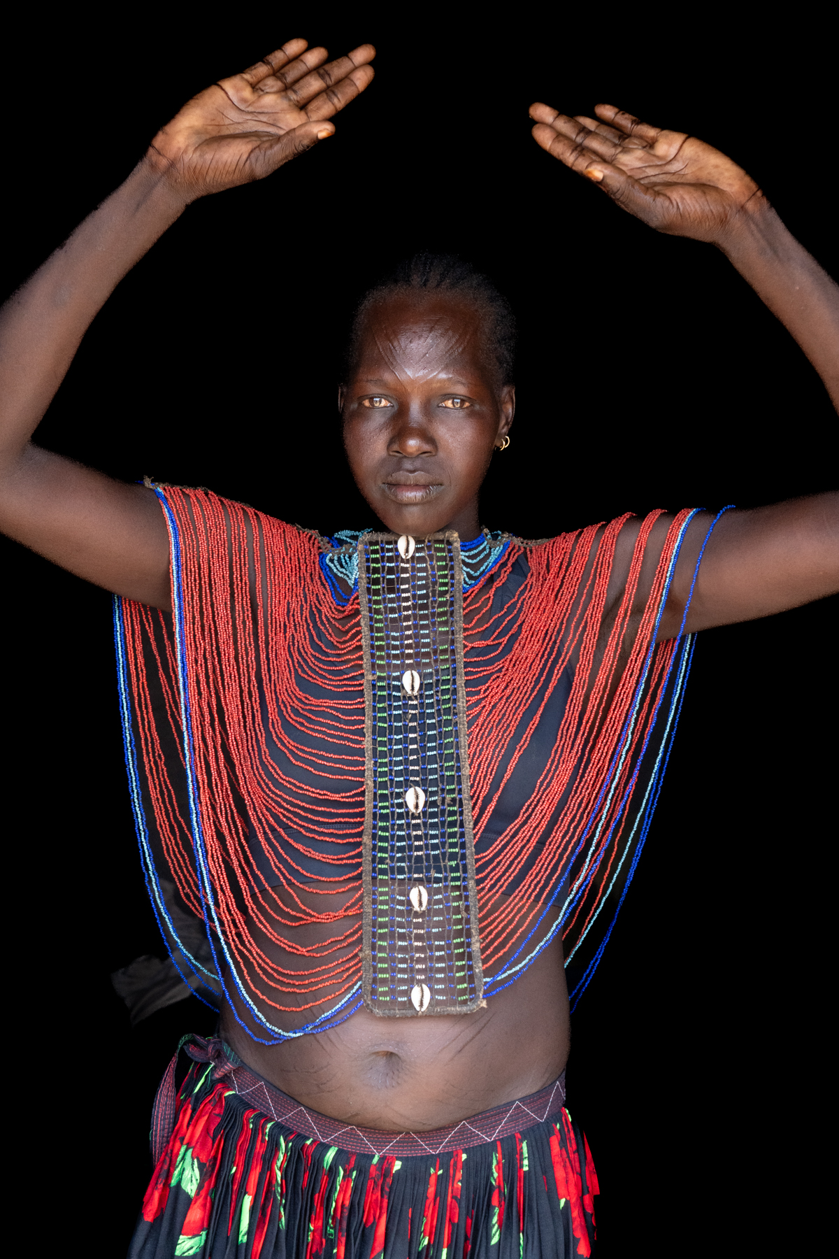 Traditional Mundari corset (image by Inger Vandyke)