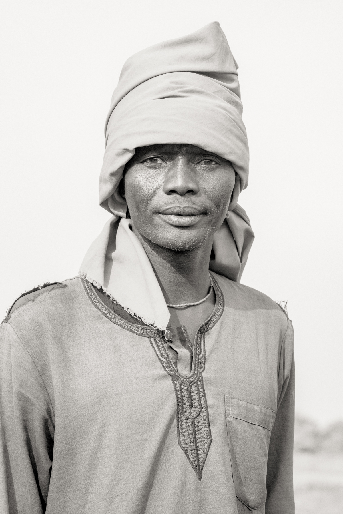 Portrait of a Mundari fisherman (image by Inger Vandyke)