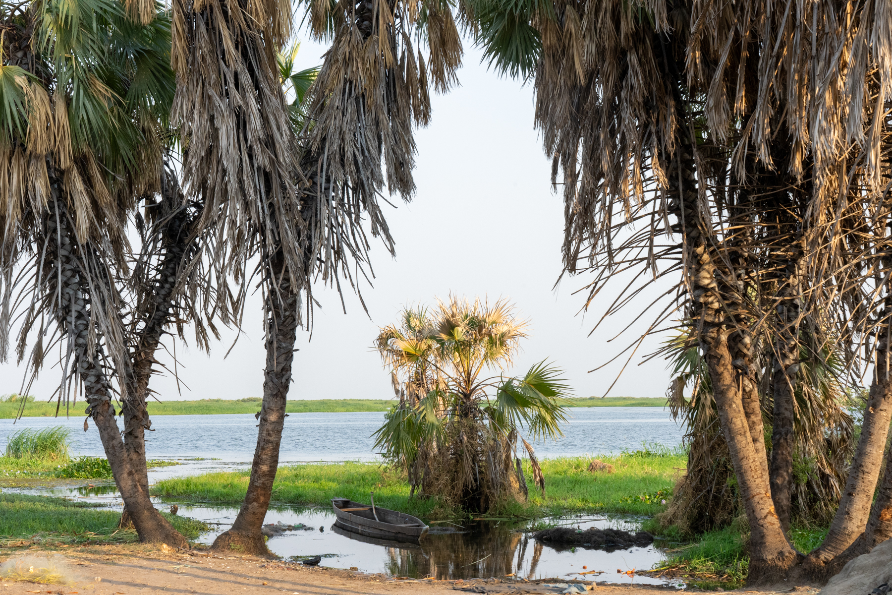 Beautiful Mundari fishing camp (image by Inger Vandyke)