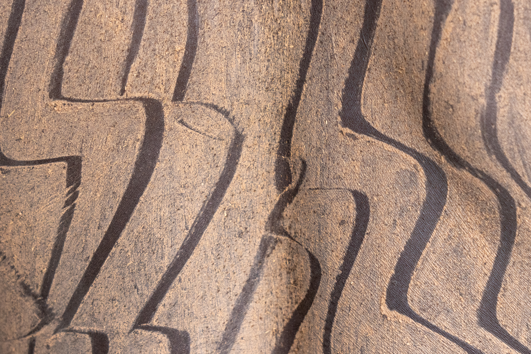 Closeup of Mundari decoration (image by Inger Vandyke)