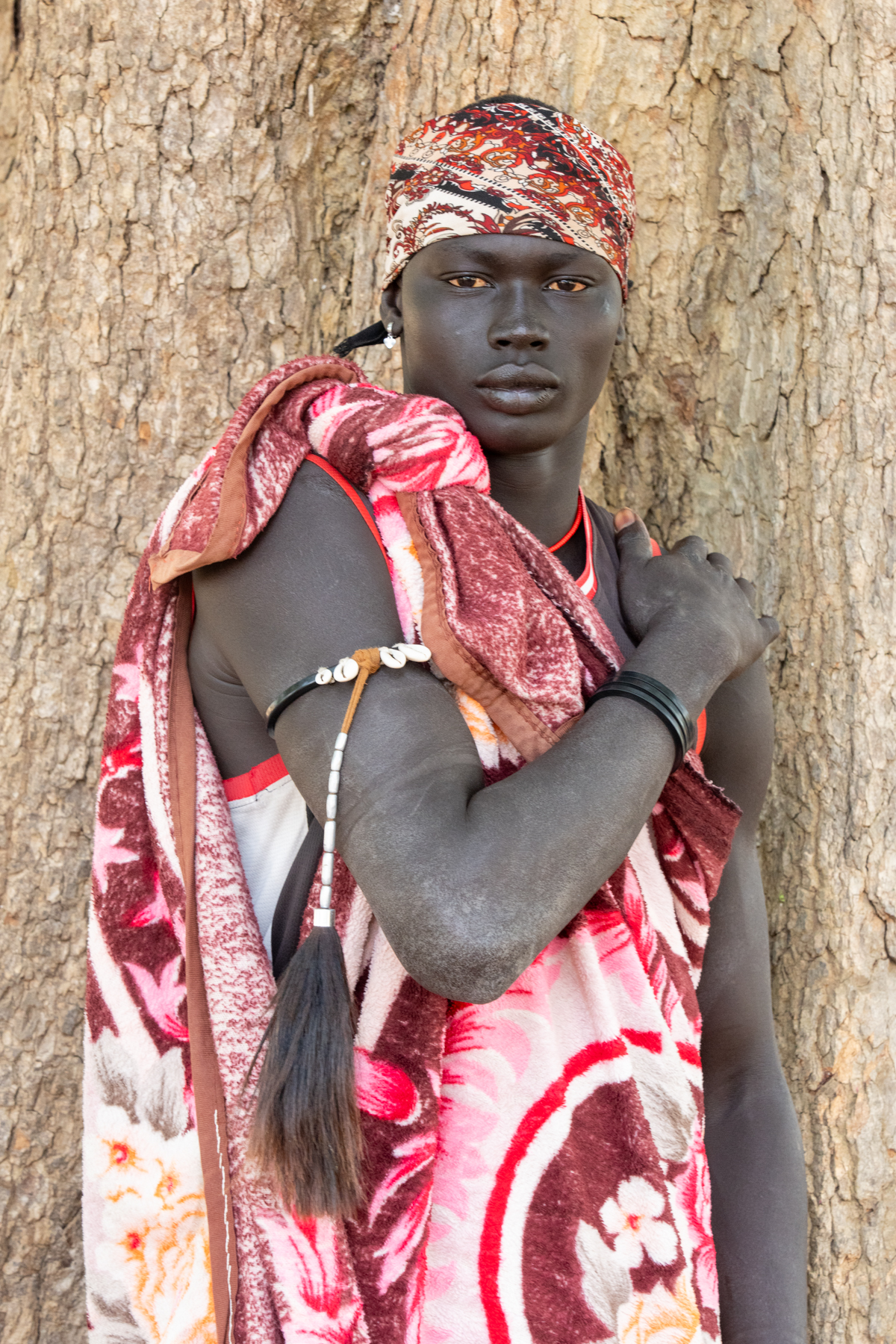 Handsome Mundari man (image by Inger Vandyke)