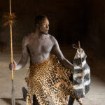 Portrait of a traditionally dressed Mundari warrior (image by Inger Vandyke)