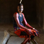 Mundari woman dressed for a wedding (image by Inger Vandyke)