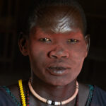 Mundari woman with red ochre (image by Inger Vandyke)