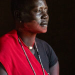 Profile of a Mundari woman (image by Inger Vandyke)