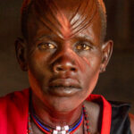 A Mundari woman with dramatic keloid scarification (image by Inger Vandyke)