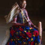 Like many Nilotic cultures, Mundari carry flags for celebrations (image by Inger Vandyke)