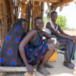 Mundari women in a village near Terekeka (image by Inger Vandyke)