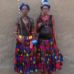 Mundari women dressed for a wedding (image by Inger Vandyke)