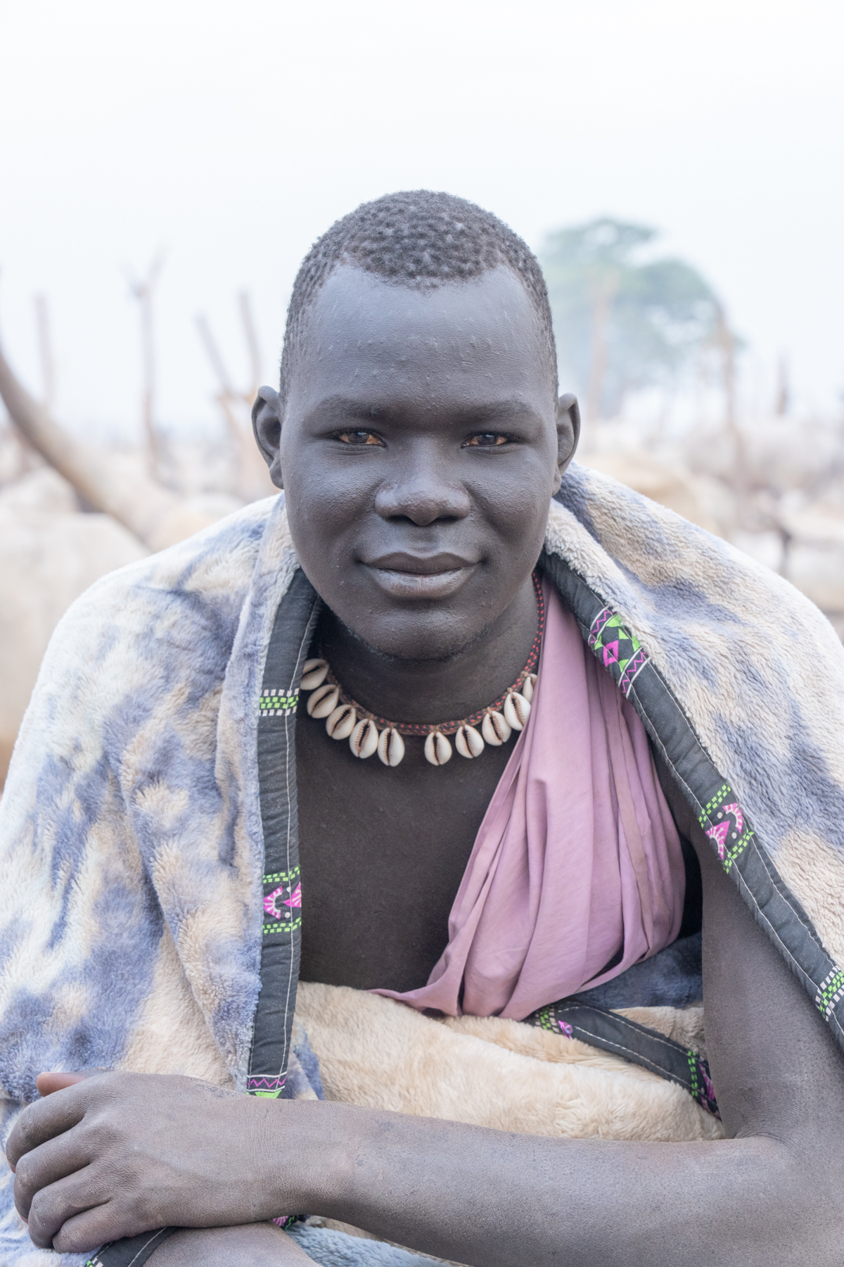 Portrait of champion Mundari wrestler (image by Inger Vandyke)