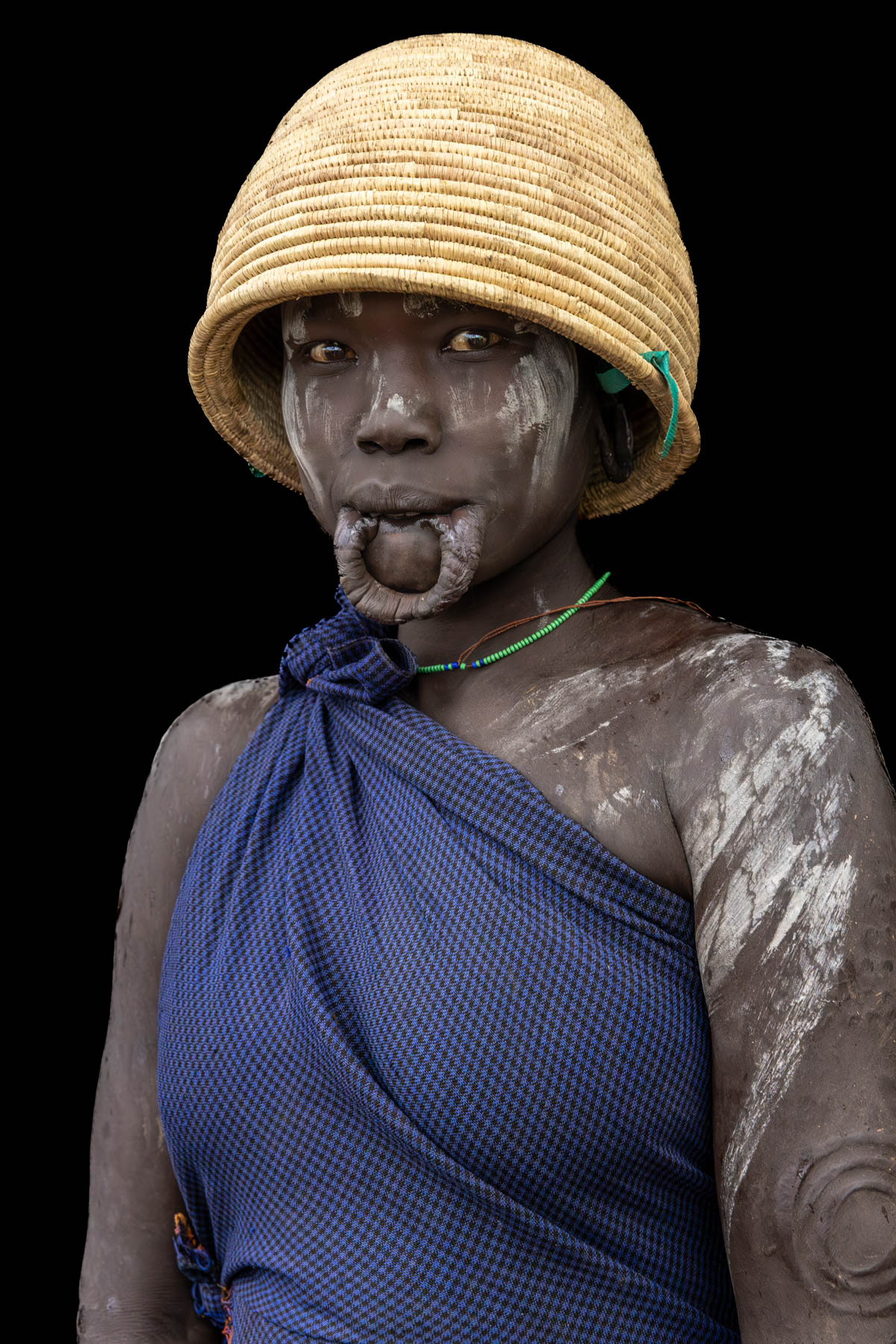 Portrait of a Mursi woman without her traditional lip plate. (image by Ingrid Koedood)