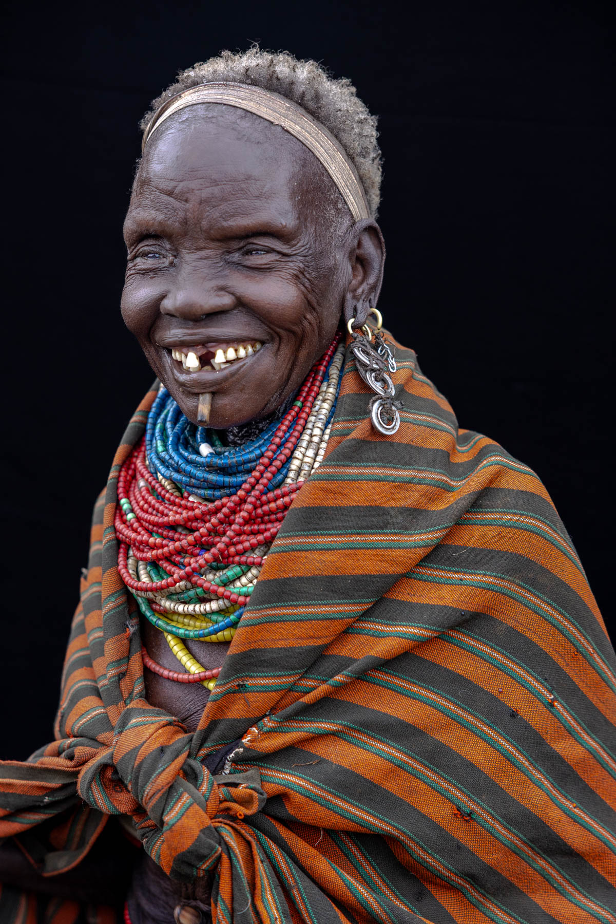 So much joy with this elderly Nyangatom woman. (image by Ingrid Koedood)