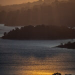 Lake Arenal at the foot of the Arenal Volcano measures 80 km2 and is known for its beautiful sunsets (image by Oliver Krueger)