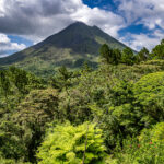 A very rare sight during our stay, Arenal volcano without cloud cover (image by Oliver Krueger)