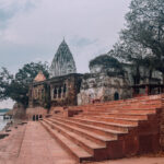 Some of the 200 sandstone Hindu Temples in the Bateshwar temple Complex - built between the 8th and 10th century (image by Virginia Wilde)